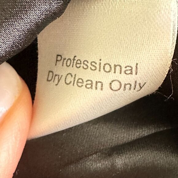 Alice + Olivia  Wool Blend Cap Sleeve Dress Size 0 Black Pinstripe Career Office - Picture 8 of 9